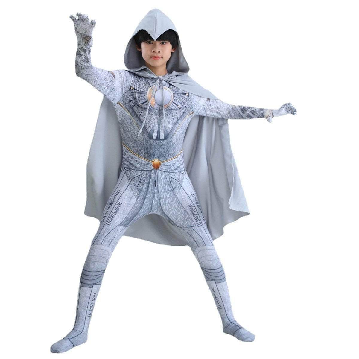 Moon Knight Drax Cosplay Costume Halloween Jumpsuit Outfit Suit Dress Up For Kids - Ecosfun