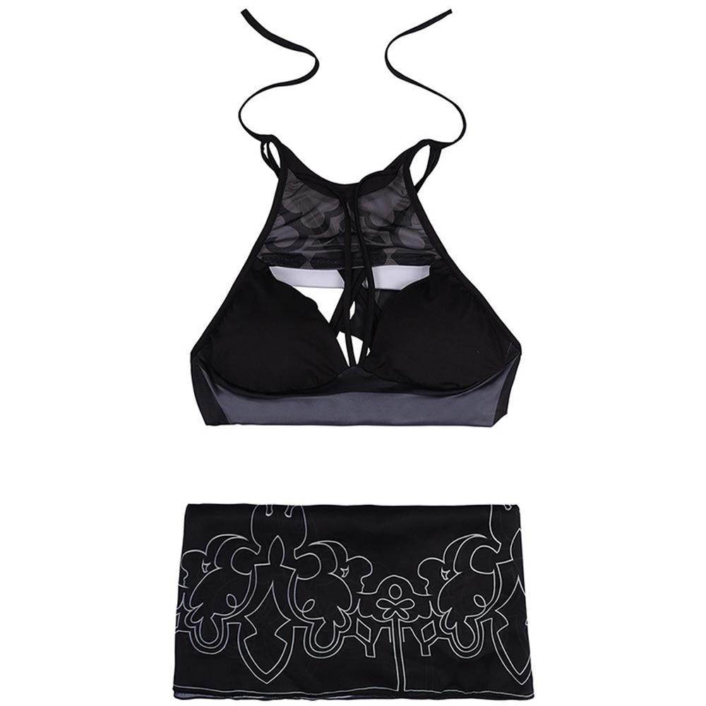 NieR Automata YoRHa No.2 Swimsuit Cosplay Costume Swimwear Outfits - Ecosfun