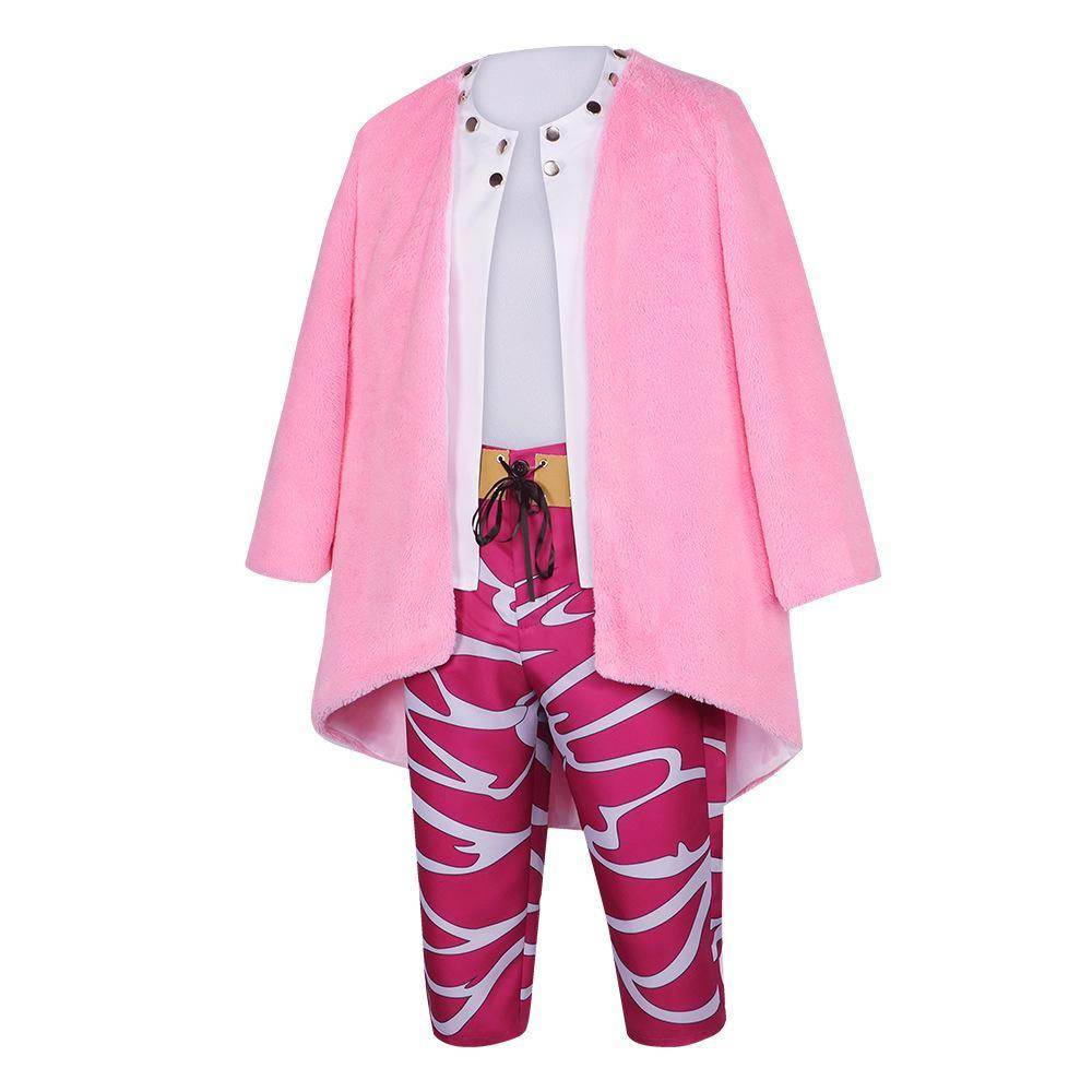 One Piece Donquixote Doflamingo Cosplay Costume Outfits Halloween Carnival Suit - Ecosfun