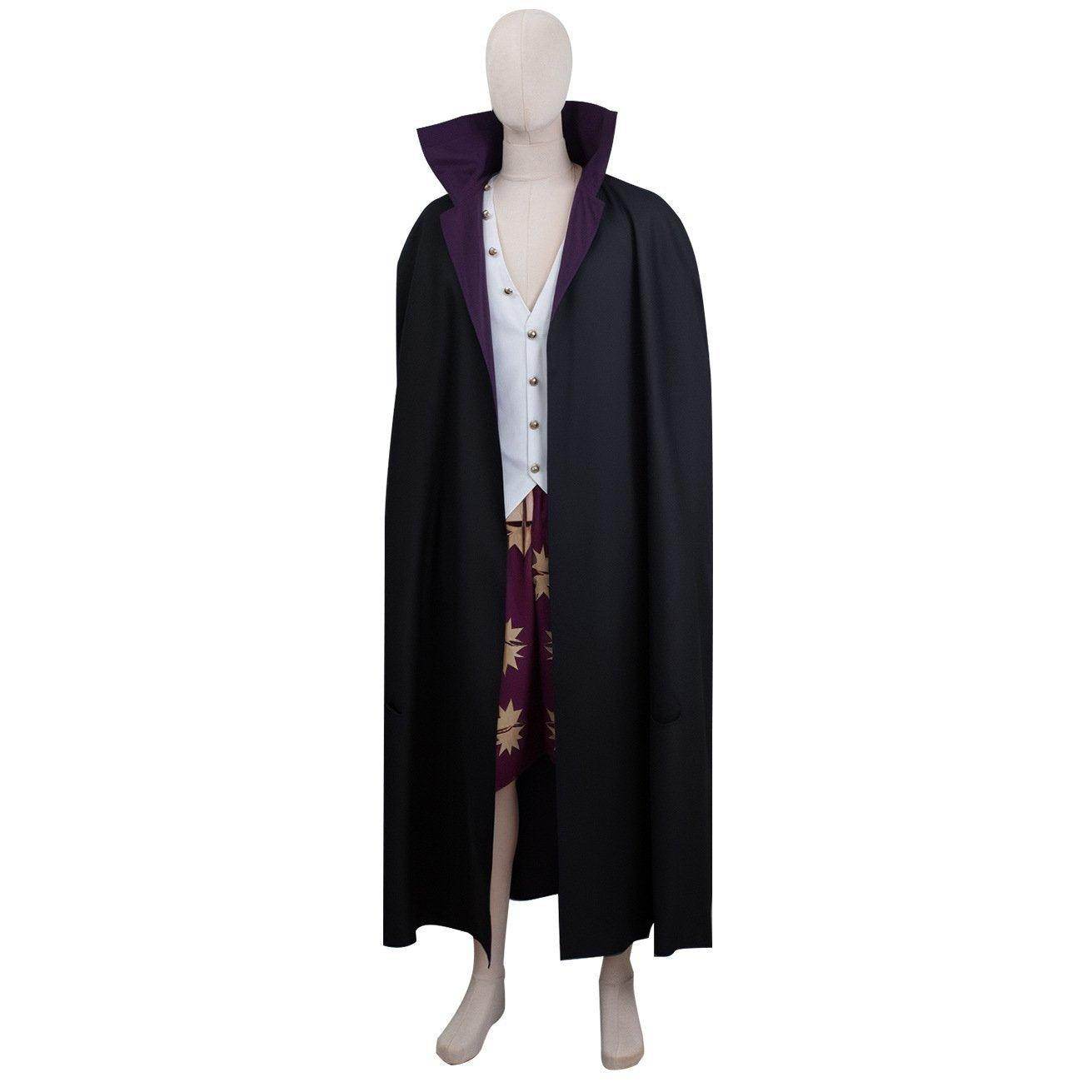 One piece Dracule Mihawk Costume anime cosplay - Ecosfun