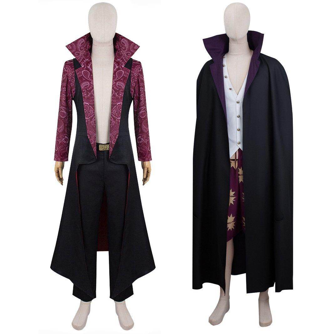 One piece Dracule Mihawk Costume anime cosplay - Ecosfun