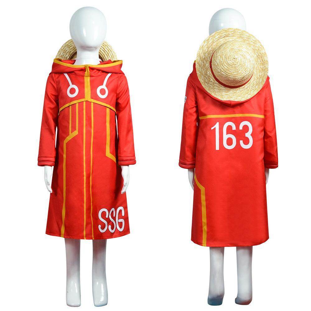 One Piece Egghead Arc 2024 Anime Monkey D. Luffy Costume Party Carnival Halloween Cosplay Full Set - Ecosfun