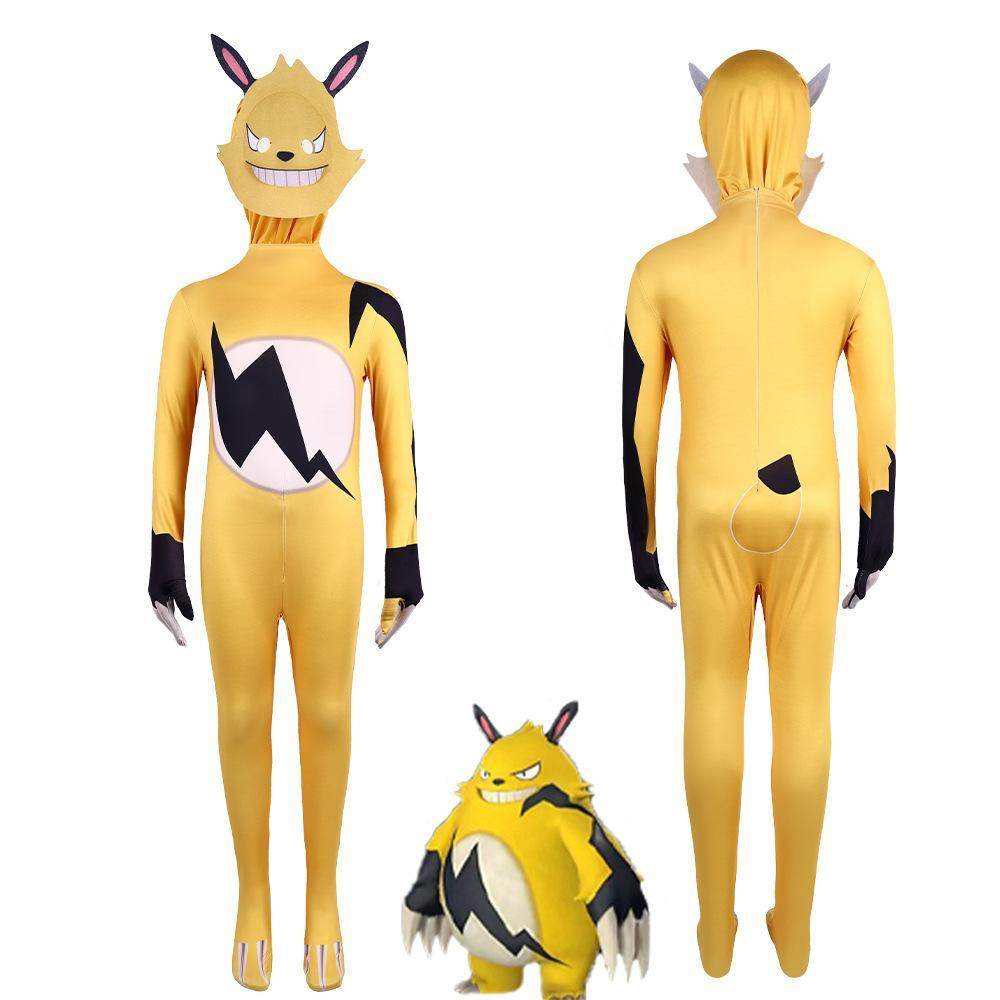 Plawworld Game Grizzbolt Depresso Cattiva Incineram Costume Cosplay Jumpsuit - Ecosfun