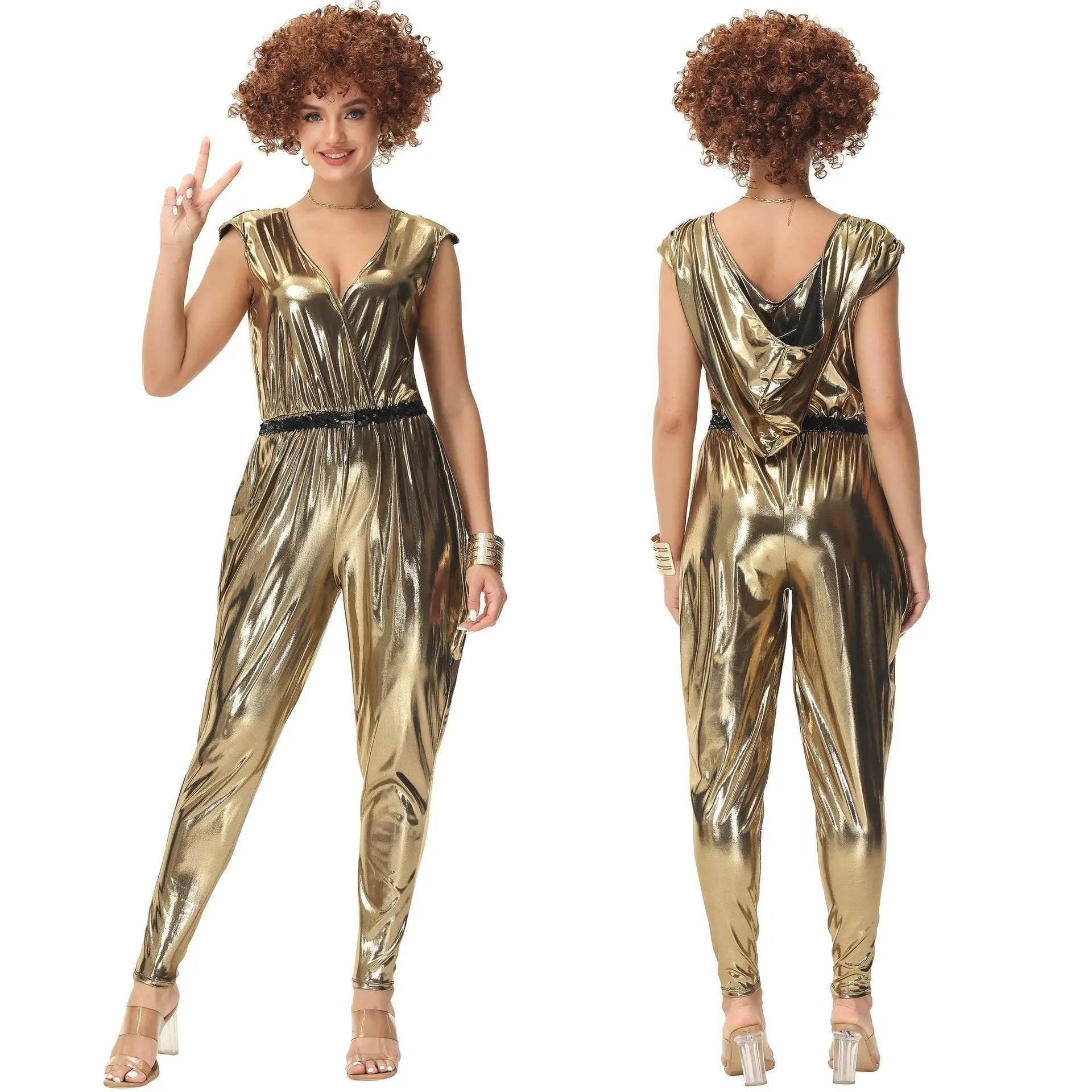 retro 80s hipster disco costumes music festival stage Carnival party - Ecosfun