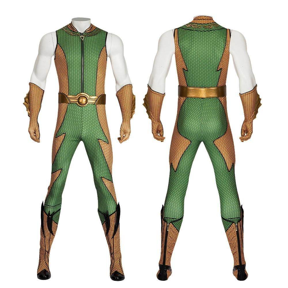 The Boys Season 4 Adult The Deep Costume Cosplay Zentai Jumpsuit Shoes Halloween Full Set - Ecosfun