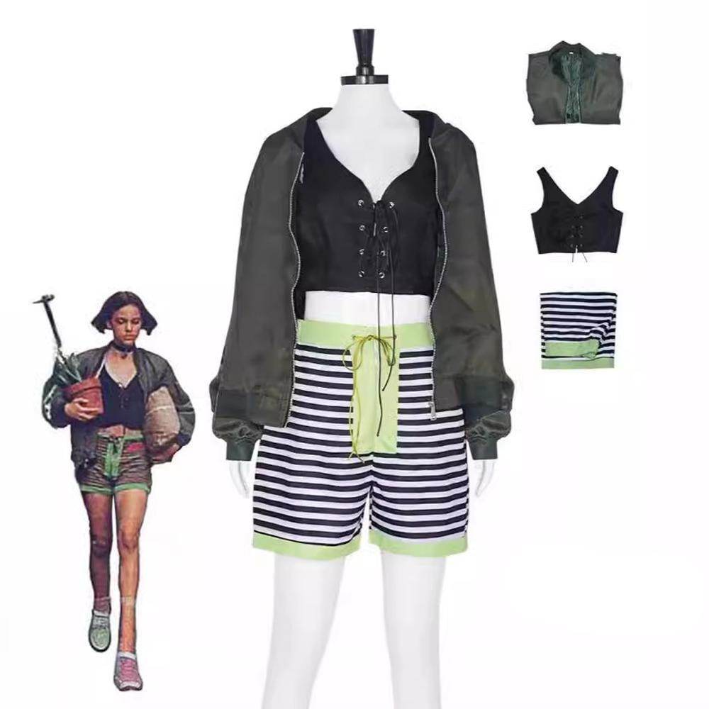 The Professional Léon Mathilda Lando Green casual suit cosplay costume - Ecosfun