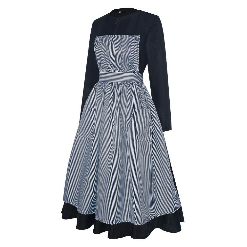 The Sound of Music Maria Cosplay Carnival Party Stage Performance Costumes - Ecosfun